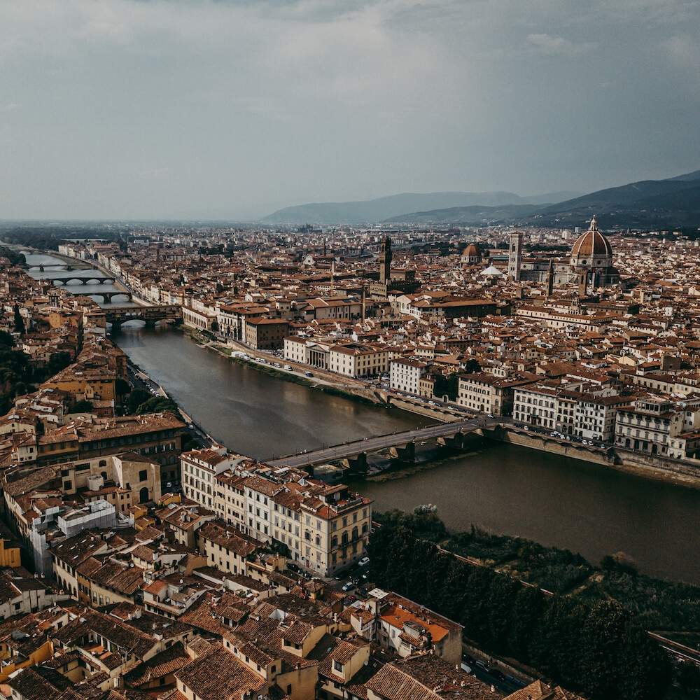 Aerial photo of Florence