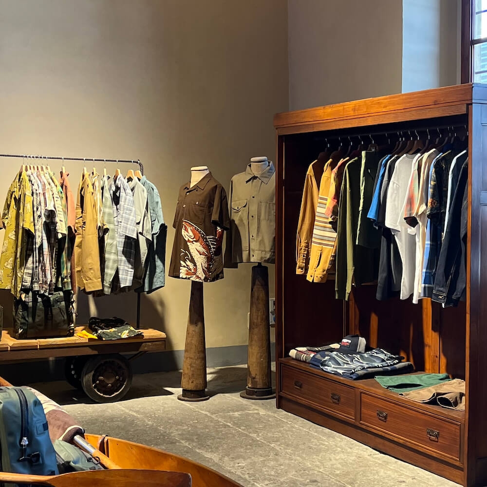 Clothes on display at Pitti Uomo